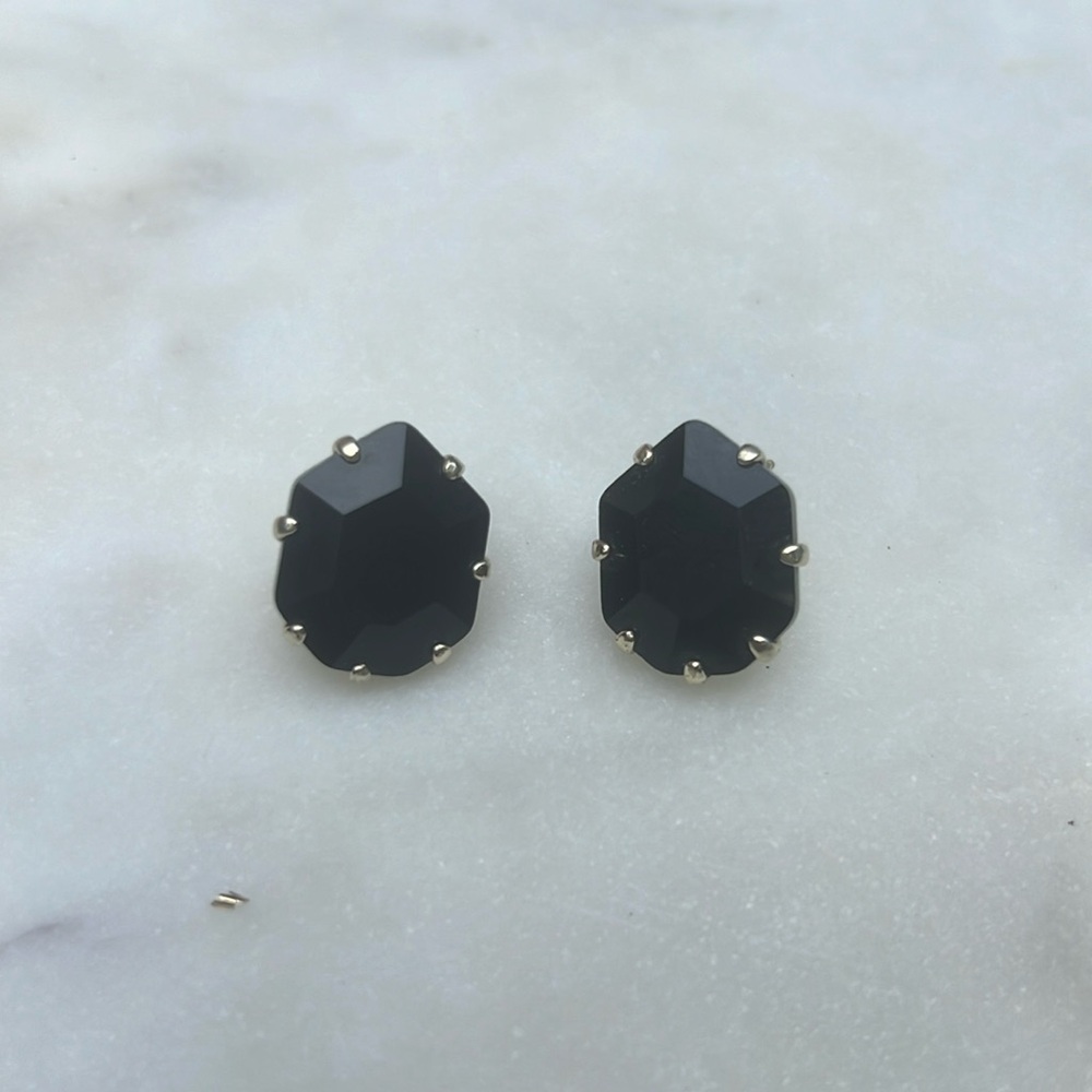Black Kendra Scott Morgan studs